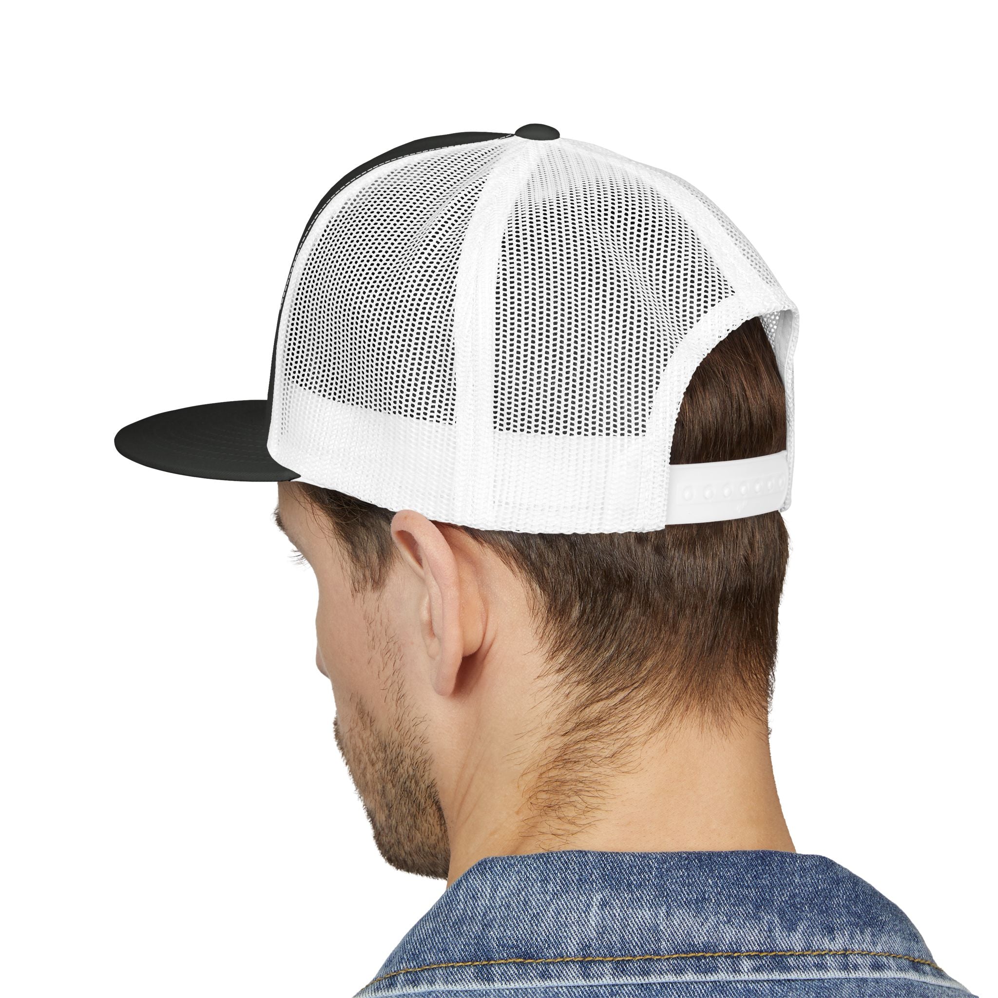 Five Panel Trucker Hat - Flat Bill