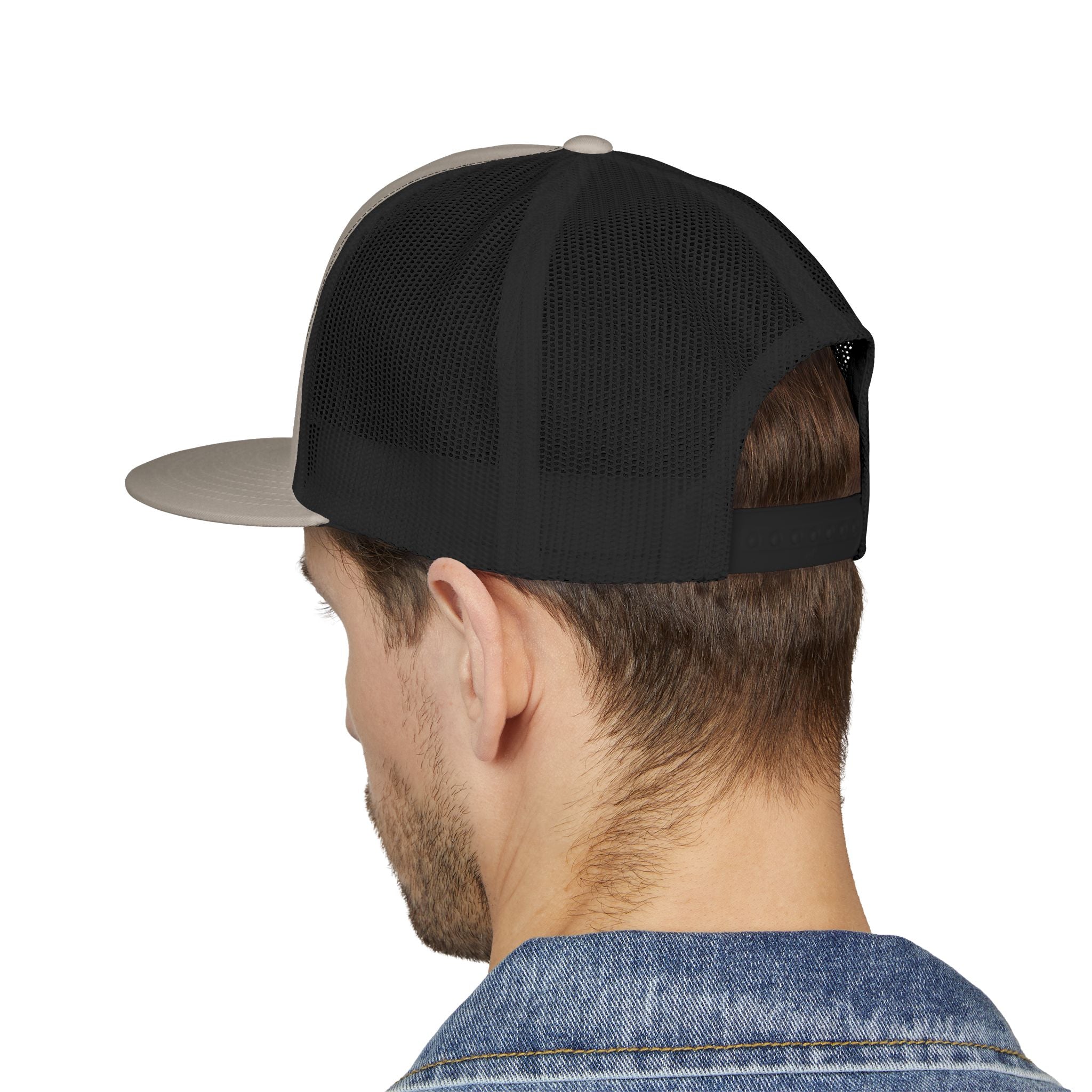 Five Panel Trucker Hat - Flat Bill