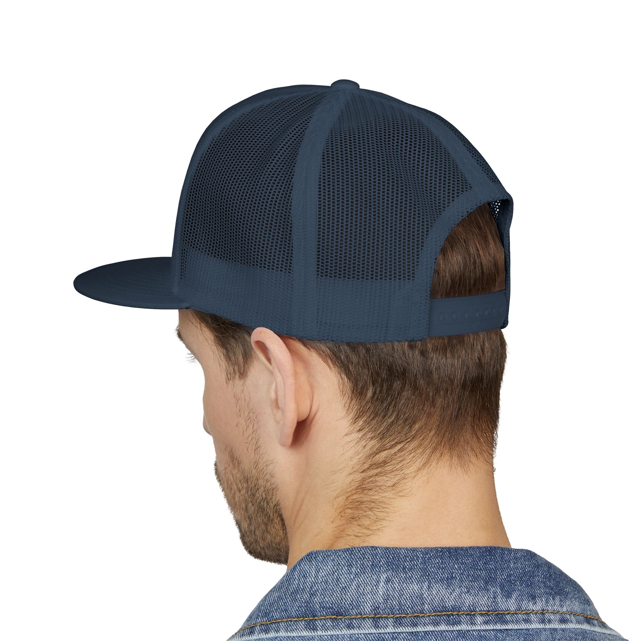 Five Panel Trucker Hat - Flat Bill