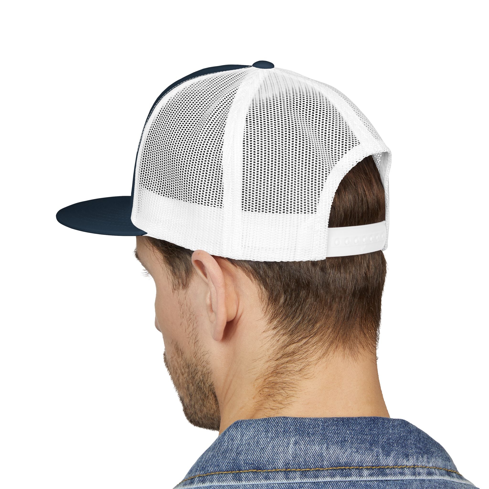 Five Panel Trucker Hat - Flat Bill