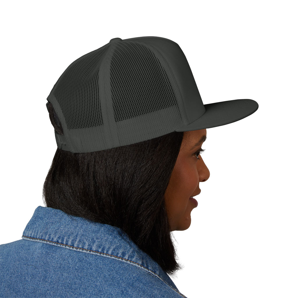 Five Panel Trucker Hat - Flat Bill
