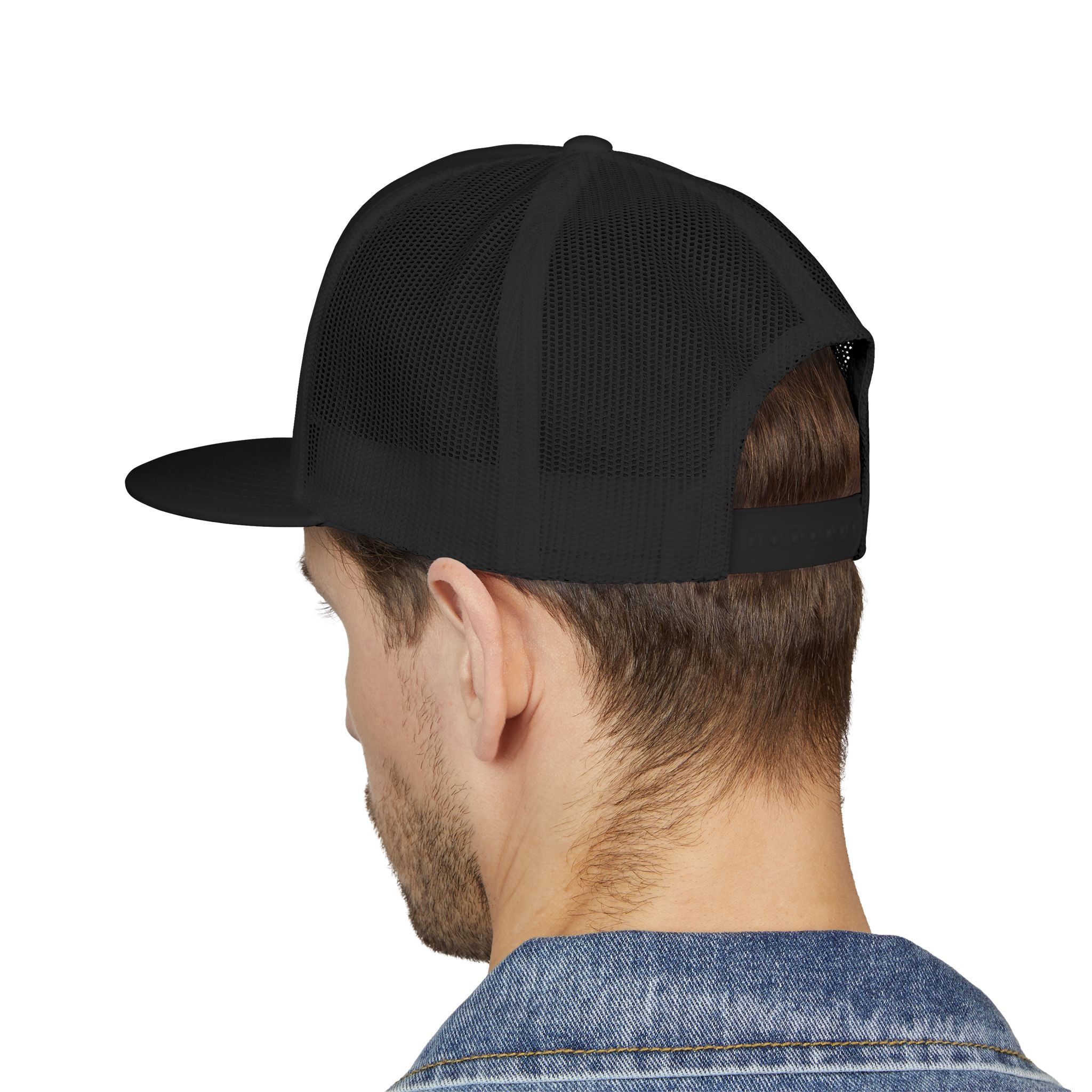 Five Panel Trucker Hat - Flat Bill